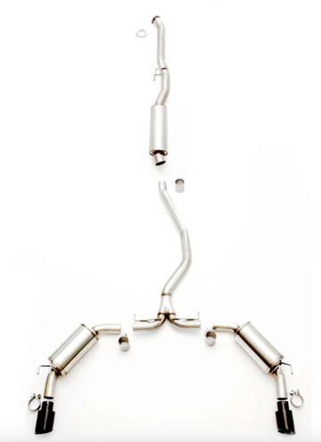 Thermal R&D Front Pipe Back Exhaust With Polished Tips - 0