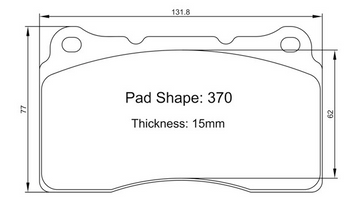 Paragon PBP370 Brake Pads - 0