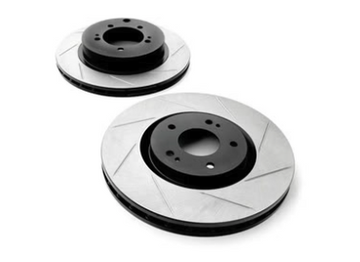 StopTech Front Slotted Brake Rotors Honda Civic Si (2017-2020) Passenger or Driver Side - 0