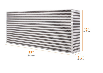 Universal Air-to-Air Race Intercooler Core 22" x 12" x 4.5 - 0