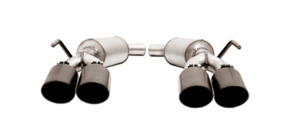 Gibson 20-23 Ford Explorer ST / Lincoln Aviator 3.0L 2.25in Axle-Back Dual Exhaust - Black Elite