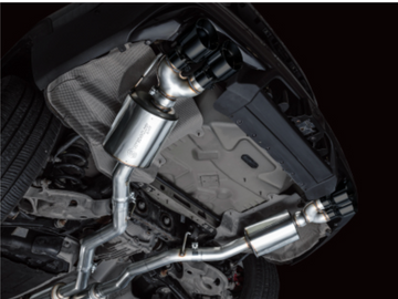 AWE Tuning 2020+ Ford Explorer ST Touring Edition Exhaust w/ Diamond Black Tips - 0