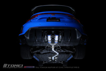 FULL TITANIUM MUFFLER KIT EXTREME Ti CIVIC TYPE-R FL5 TYPE-D