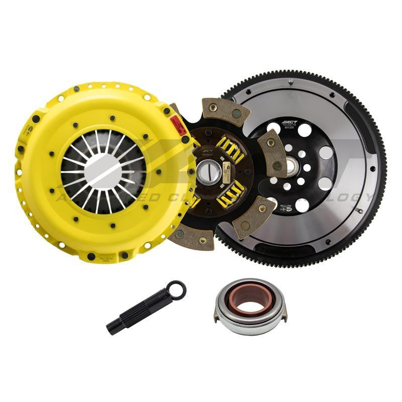 ACT Heavy Duty Race Sprung 4 Pad Clutch Kit | Nissan 240SX (89) (NX1-HDG4) main image 1
