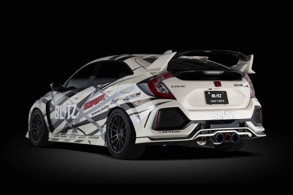 Blitz NUR-Spec Titanium & Carbon Red Exhaust System Honda Civic