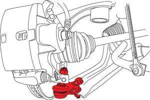 SPC Adjustable Lower Ball Joint -1.0° - 0