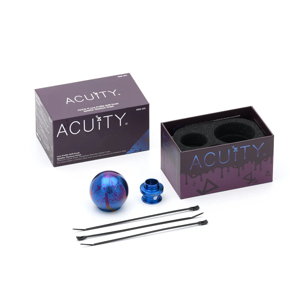 Acuity POCO-Ti Low Profile Shift Knobs (M10x1.5)