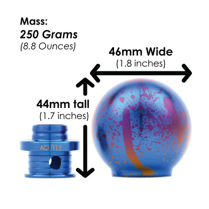 Acuity POCO-Ti Low Profile Shift Knobs (M10x1.5)