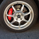 1st Gen ACURA TSX FASTBRAKES STREET/ADVANCED TRACK 12.9" BRAKE KIT WILWOOD 6 POT CALIPERS W/ SLOTTED 2 PIECE ROTORS-3