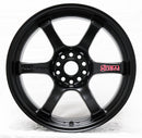 Gram Lights 57DR Wheel - 18x8.5 / Offset +38 / 5x114.3 (Semi Gloss Black)-1