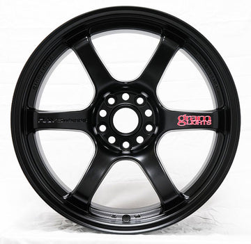 Gram Lights 57DR Wheel - 18x8.5 / Offset +38 / 5x114.3 (Semi Gloss Black)