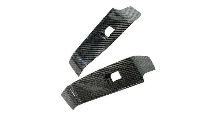 OLM LE Carbon Fiber Window Switch Panel Covers (Set of 4) - 2022+ FL Honda Civic / FL5 Type R