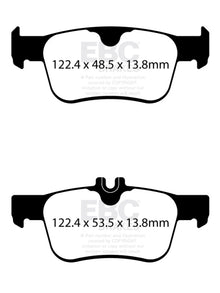 EBC 17-21 Honda Civic Type-R 2.0T Bluestuff Rear Brake Pads