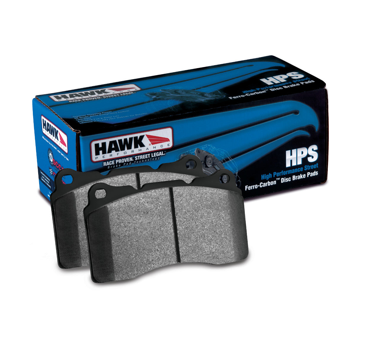 Hawk 02-06 RSX Type-S / 00-09 S2000 HPS Brake Pads: Front