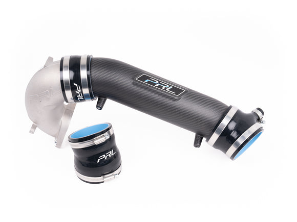 MATTE CARBON FIBER TURBOCHARGER INLET PIPE KIT