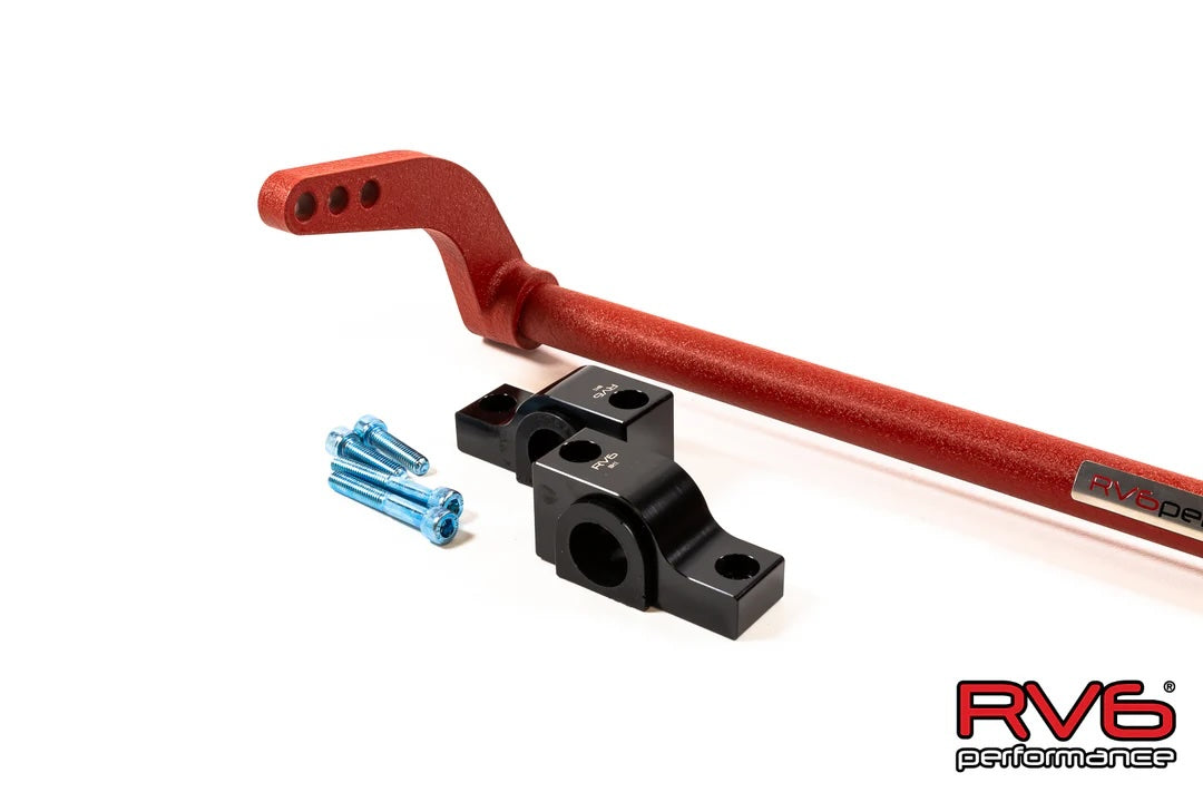 RV6 16+ CIVICX ADJUSTABLE CHROMOLY REAR SWAY BAR (25.4MM)