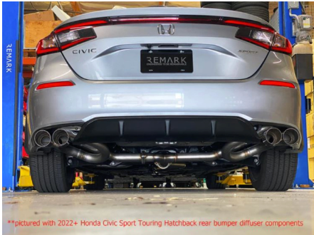 REMARK CATBACK EXHAUST: CIVIC SPORT HATCH FL2 22-23