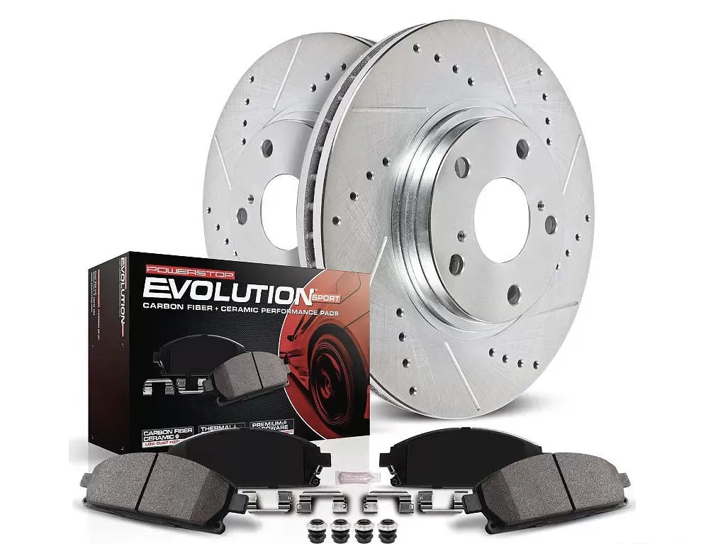 Power Stop Z23 Evolution Sport Brake Kit Front Honda Accord 10th Gen