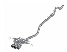 3" Cat-Back Triple Center Outlet, T304 Stainless Steel