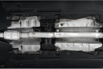 3" Cat-Back Triple Center Outlet, T304 Stainless Steel - 0