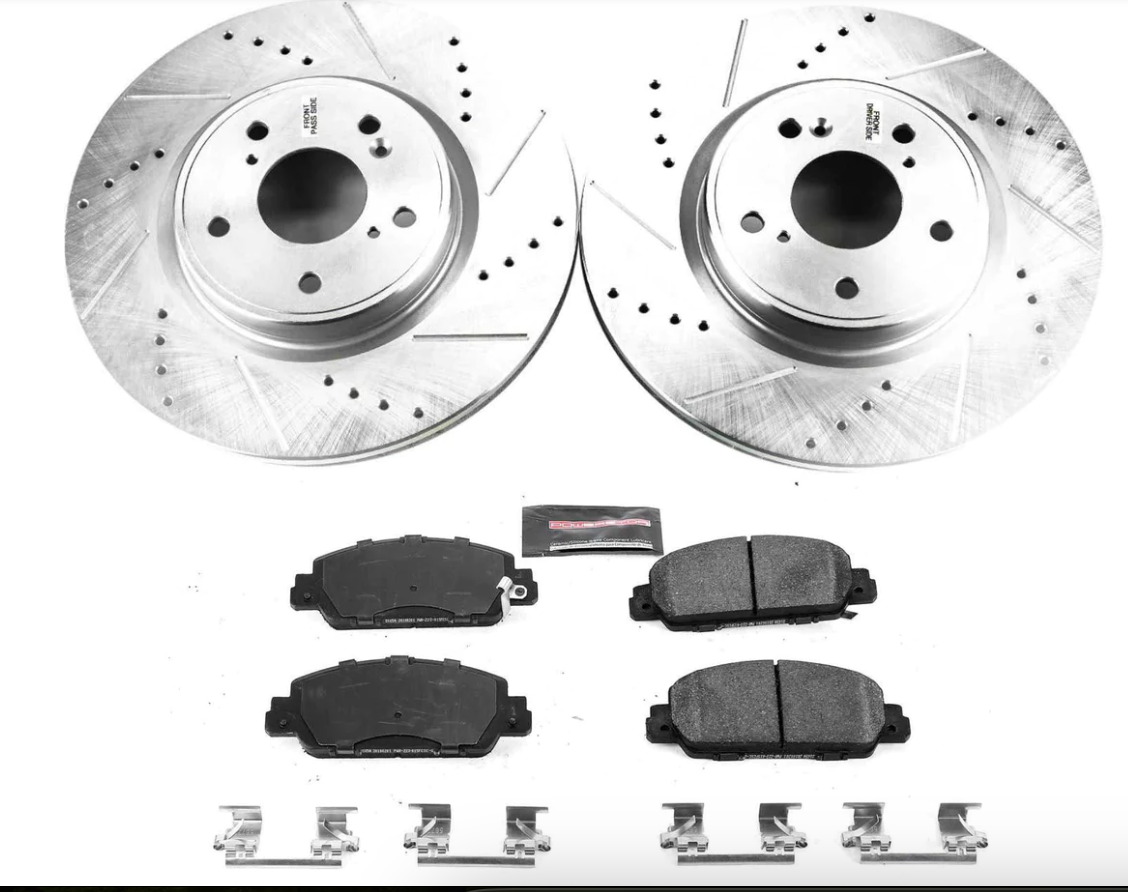 PowerStop Z23 Evolution Sport Brake Rotors + Pads - REAR ONLY - 0