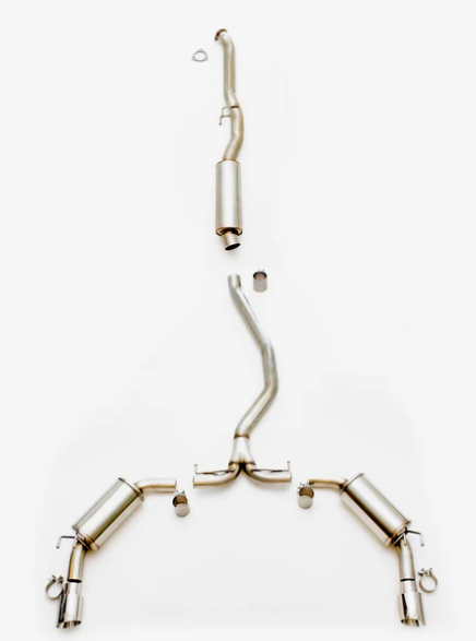 Thermal R&D Front Pipe Back Exhaust With Polished Tips