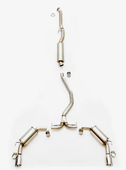 Thermal R&D Front Pipe Back Exhaust With Polished Tips