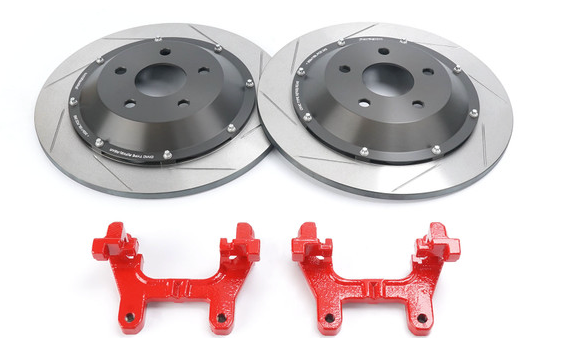 Paragon 2-piece Rotors Rear Pair 340/350x11mm - Honda Civic Type R FK8 / FL5 - Larger Rotor