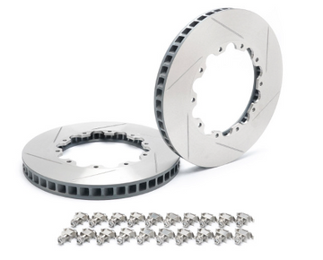 Paragon Replacement Rotors for 2020+ Honda Civic Type R FK8/FL5 OEM Hats - Front Pair