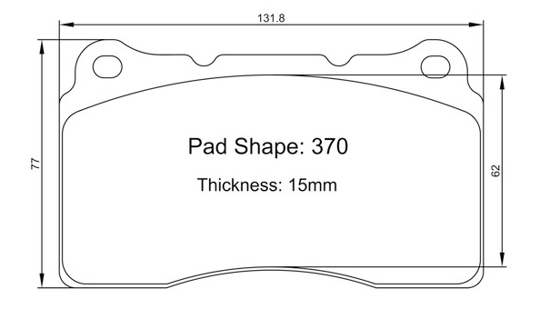 Paragon PBP370 Brake Pads - 0