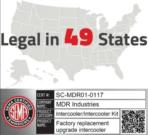 HONDA CTR FL5 / acura type s de5 Billet Upgrade Intercooler