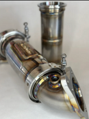 Axion Industries 1.5T Evolution 2N1 Downpipe + Front Pipe Combo-3