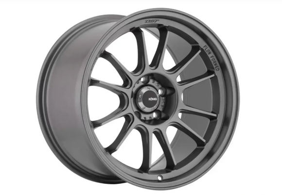 Konig Hypergram Matte Grey Wheel 17x9 5x114.3 40
