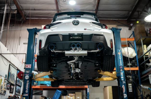 APEXi N1-X EVO EXTREME: GR COROLLA HATCHBACK 2023 (TITANIUM HEAT TREATED GRADIANT TIPS)