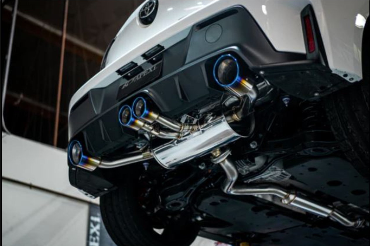 APEXi N1-X EVO EXTREME: GR COROLLA HATCHBACK 2023 (TITANIUM HEAT TREATED GRADIANT TIPS)