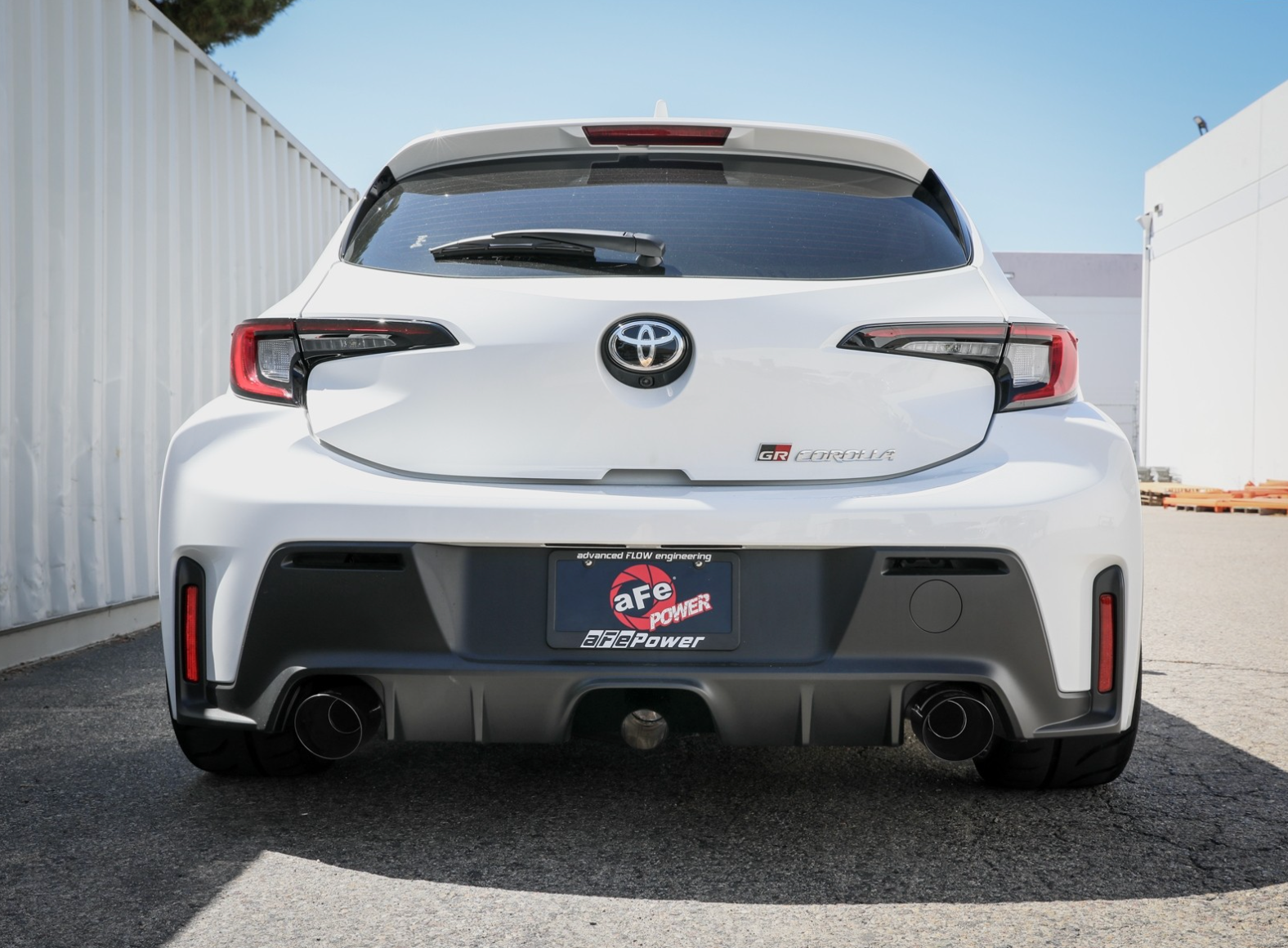 AFE GEMINI XV 3" TO 2-1/2" 304 STAINLESS STEEL CATBACK WITH CUT-OUT: GR COROLLA 23-24