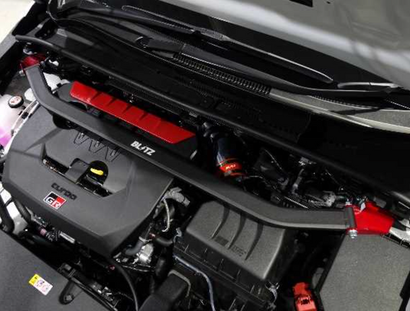 BLITZ STRUT TOWER BAR: COROLLA H/B 2019, CROSS HYBRID 2021, TOURING 2020 , GR 2022 (FRONT)