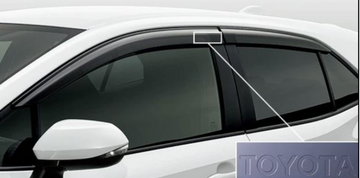 TOYOTA WINDOW VISOR: COROLLA 19-23, GR COROLLA 23
