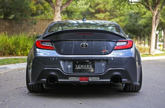 REMARK 2022+ Toyota GR86 Axleback Exhaust - Stainless Single Wall Tip - Stealth
