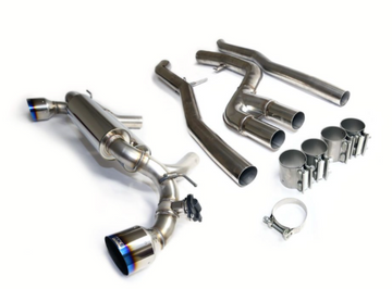 HKS 2019+ GR Supra W/O OPF Dual Hi-Power Ti Tip Catback Exhaust