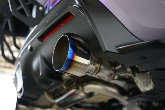 HKS 2019+ GR Supra W/O OPF Dual Hi-Power Ti Tip Catback Exhaust
