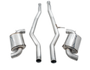 AWE 2020 Toyota Supra A90 Resonated Touring Edition Exhaust - 5in Chrome Silver Tips-3