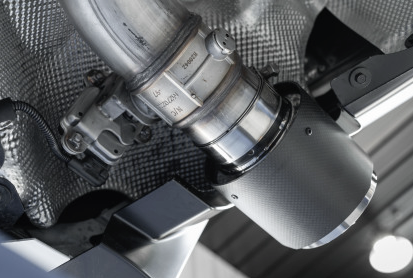 T304 Stainless Steel, 3" Cat Back, Dual Rear with Carbon Fiber Tips