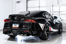 AWE 2020 Toyota Supra A90 Non-Resonated Touring Edition Exhaust - 5in Diamond Black Tips-3