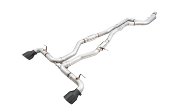 AWE Resonated Track Edition for A90 Supra - 5" Diamond Black Tips