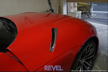 REVEL GT CARBON FIBER HOOD DUCT COVER: SUPRA 2020 (2 PC)
