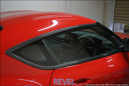 REVEL GT CARBON FIBER WINDOW MOULDING COVER: SUPRA 2020 (6 PC)