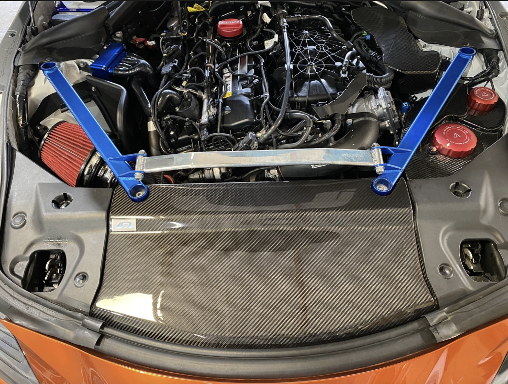 APR CARBON FIBER RADIATOR COOLING PLATE: TOYOTA SUPRA 2020