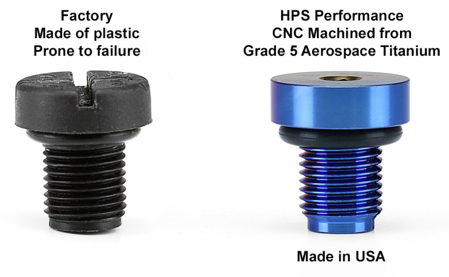 HPS BLEED SCREW: TOYOTA SUPRA J29 (TITANIUM)