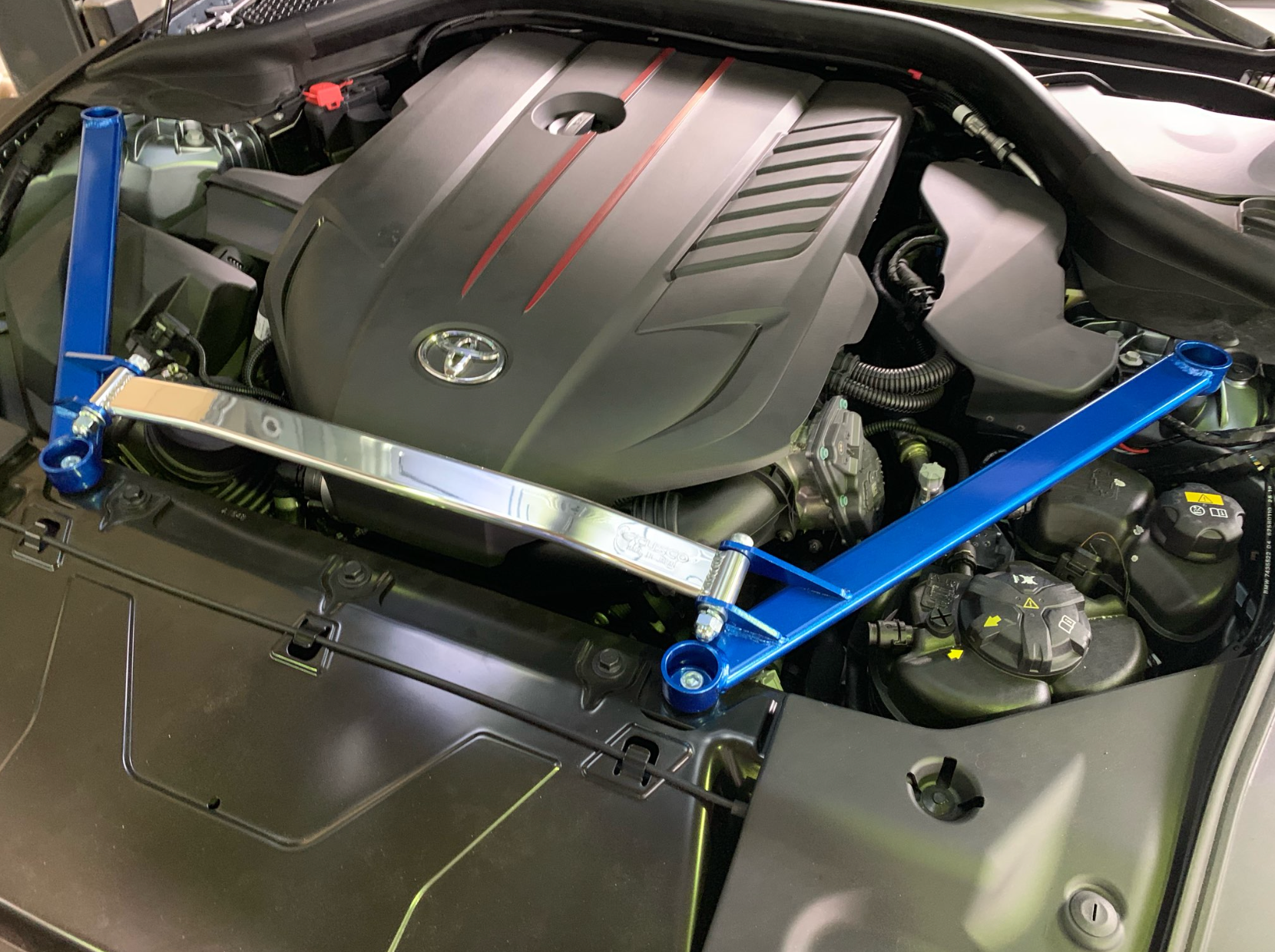 CUSCO TYPE OS FRONT STRUT BAR: SUPRA A90 2.0T/3.0T 2020 - 0